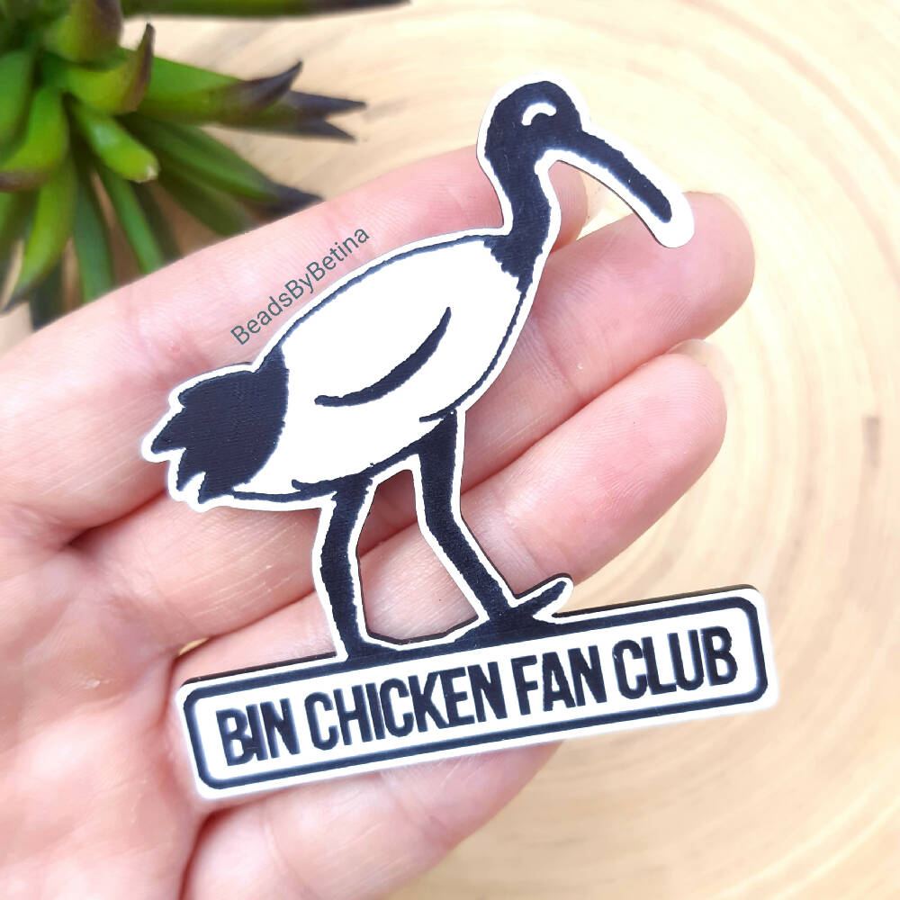 Bin Chicken (ibis) Lovers Pack // Studs, Brooch or Magnet & Card // Free Post