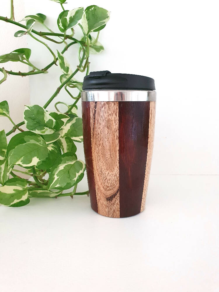 Coffee Cup with Lid, Travel Cup ,Thank you gift, Handmade Wooden Coffee Travel Cup, Keep Cup, Wooden, Reusable Cup, Cup, Mug, Coffee Cup