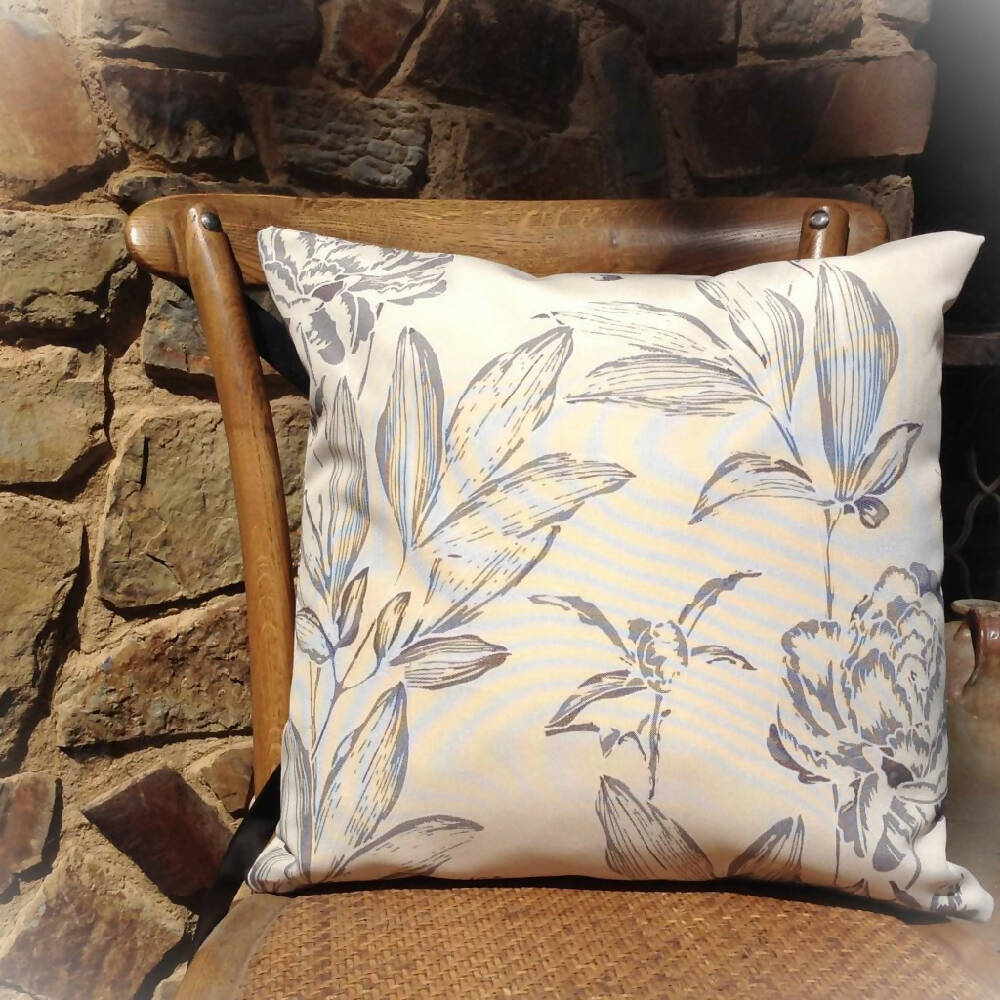 Floral outdoor cushion cover- Coastal cushion cover