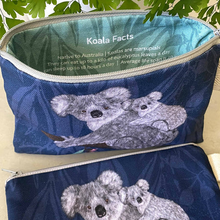 Koala Facts Zipper Purse - An Australian practical & educational gift idea #14