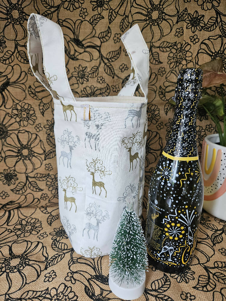Christmas Themed Reusable Gift Bag