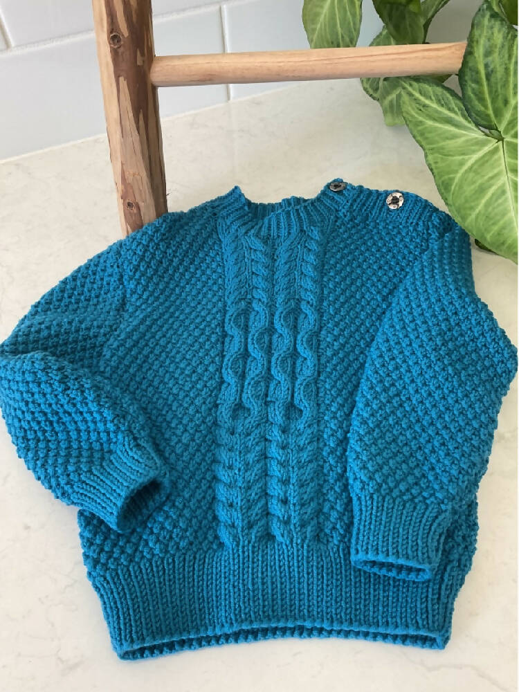 Stunning Aran Jumper, Size 12-18 months