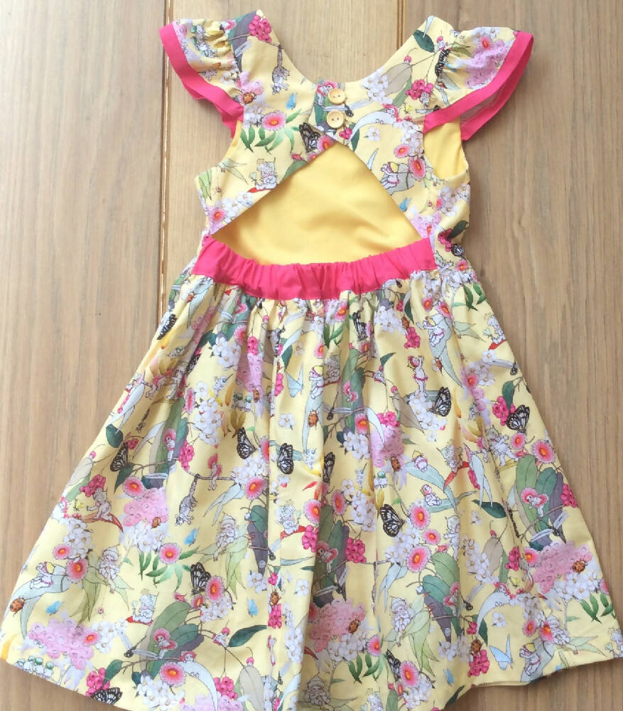 Girls Open Back Summer Dress