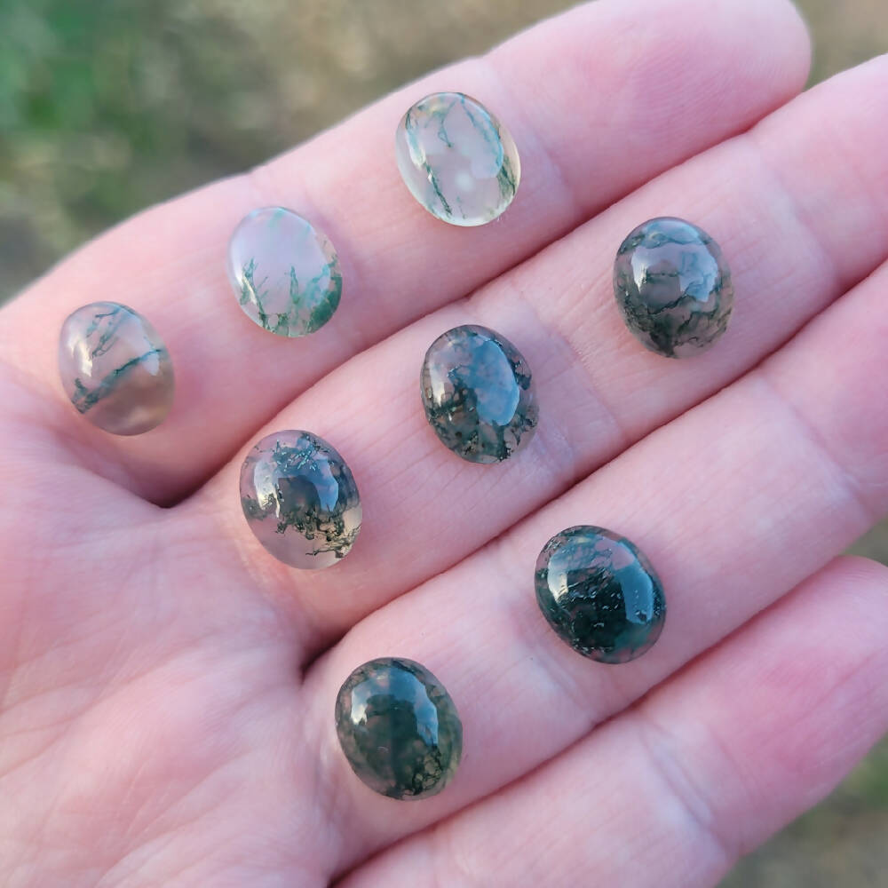 Moss Agate Choose-Your-Stone Ring (Made To Order)