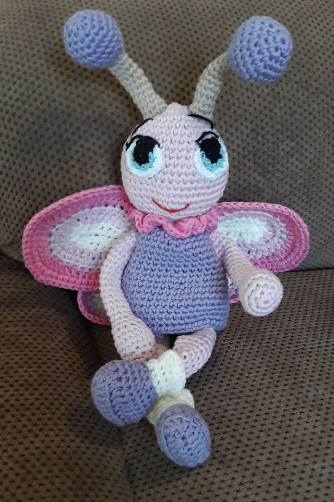 Amigurumi Elina the Butterfly Toy