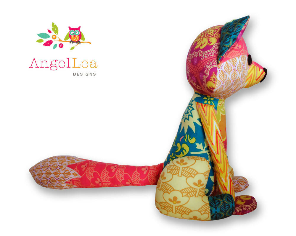 Francie the Fox HARD COPY Paper Sewing Pattern Stuffed Animal