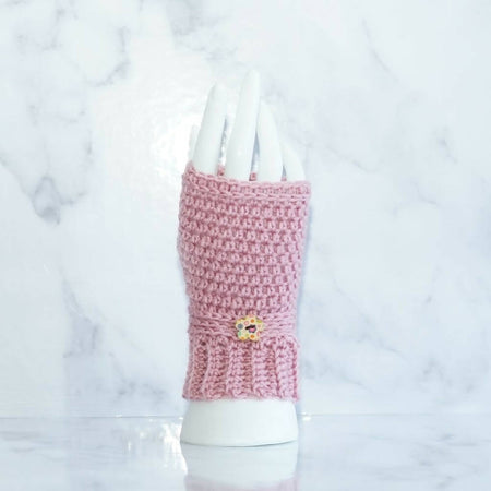 Fingerless gloves texting gloves hand crochet