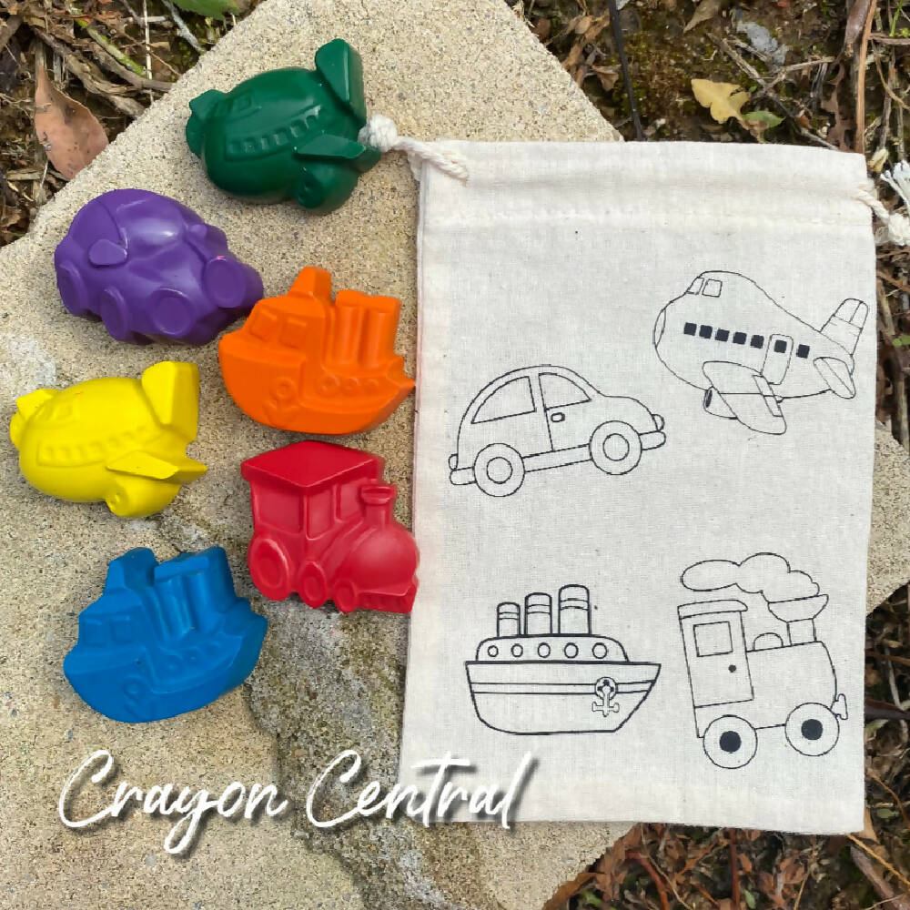 Transport Themed Crayon Set