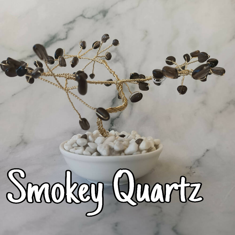 Smokey Quartz Mini Gem Tree already made