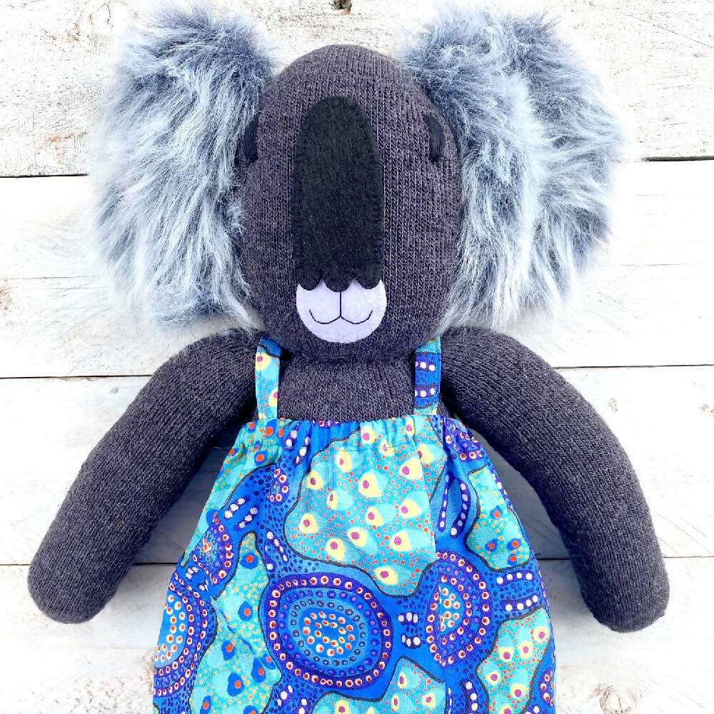 Kenzie Sock Koala-Sock Monkey-Soft Toy-Australian animal_2