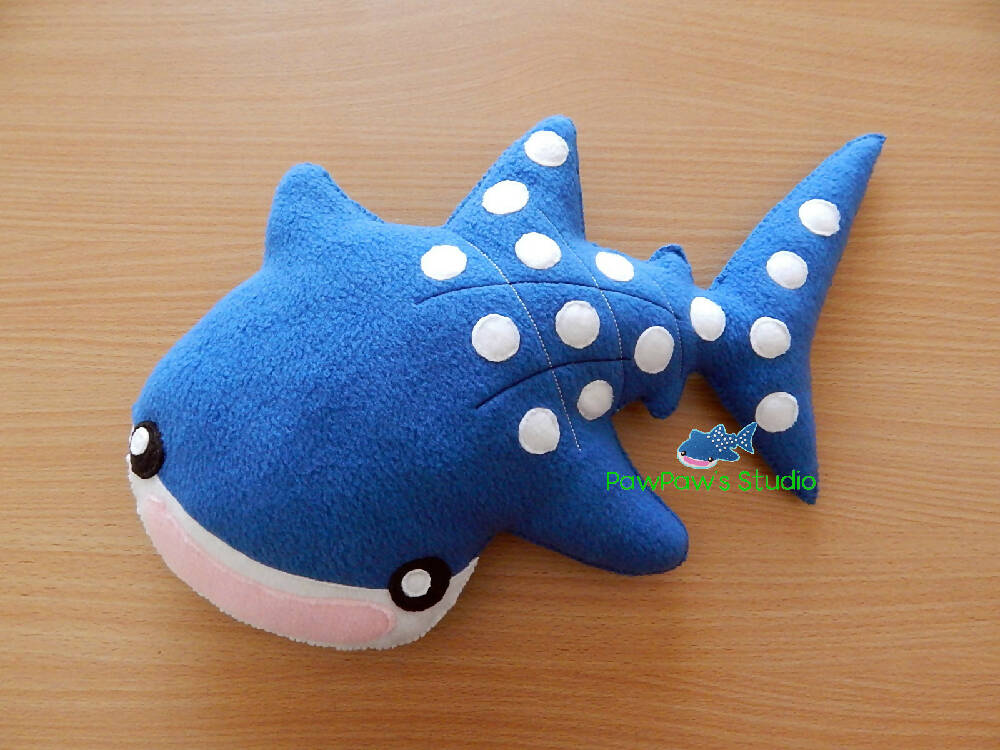 Whale Shark/ Pillow/ Plush/ Fish/ Sea Animal/ Softie/ Nursery