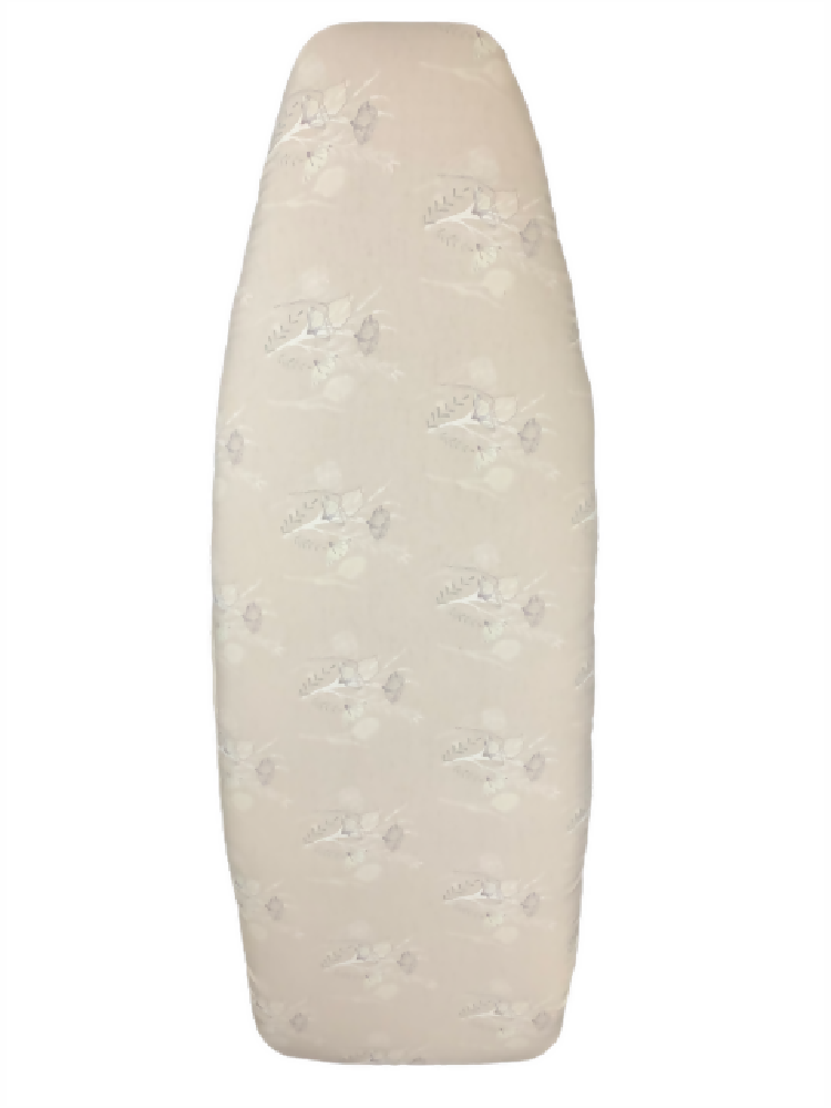 Ironing board cover-Beige Floral padded- double sided
