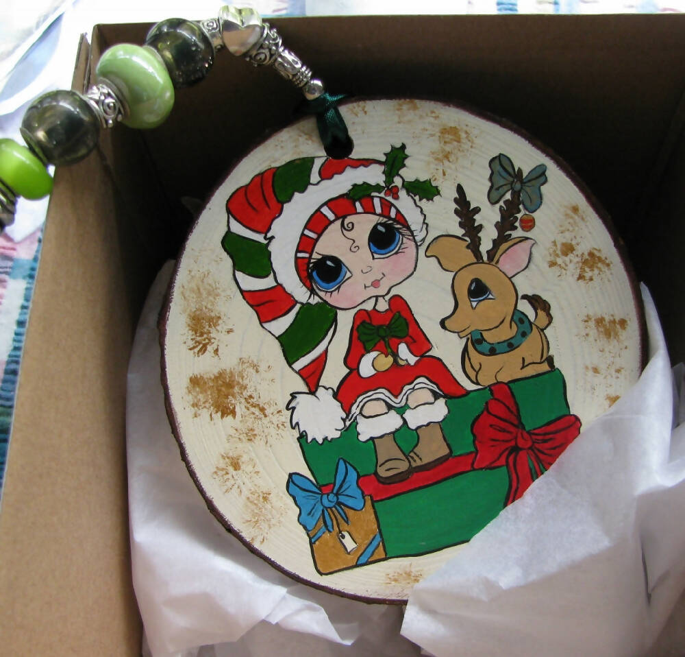 Christmas Decoration wooden hand painted