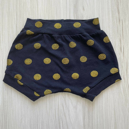 Navy with Gold Spots Bummies