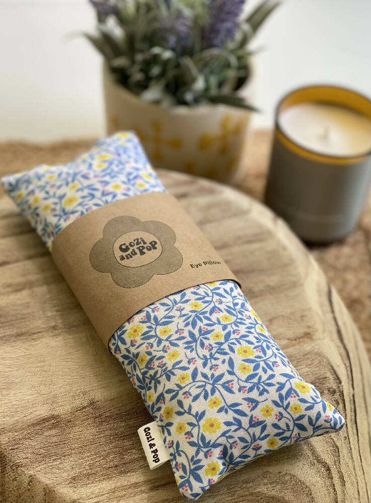 Eye Pillow ’Ditsy Garden Picked Yellow Floral'