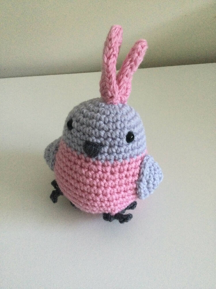 Sml Galah - crocheted toy