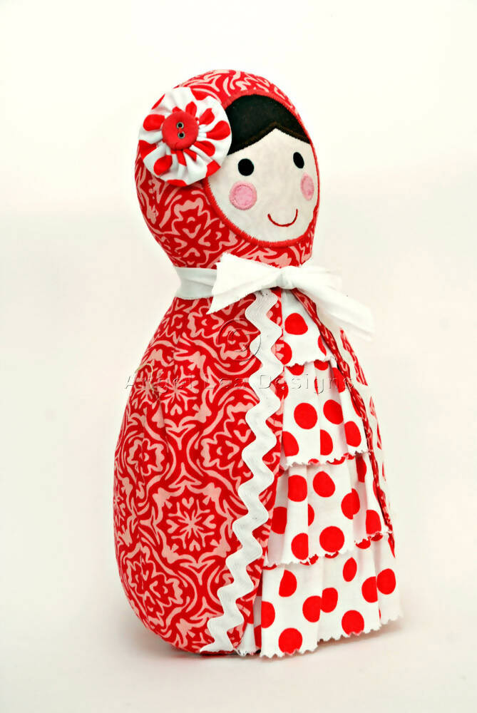Babushka Doll Pattern HARD COPY Paper Sewing Pattern