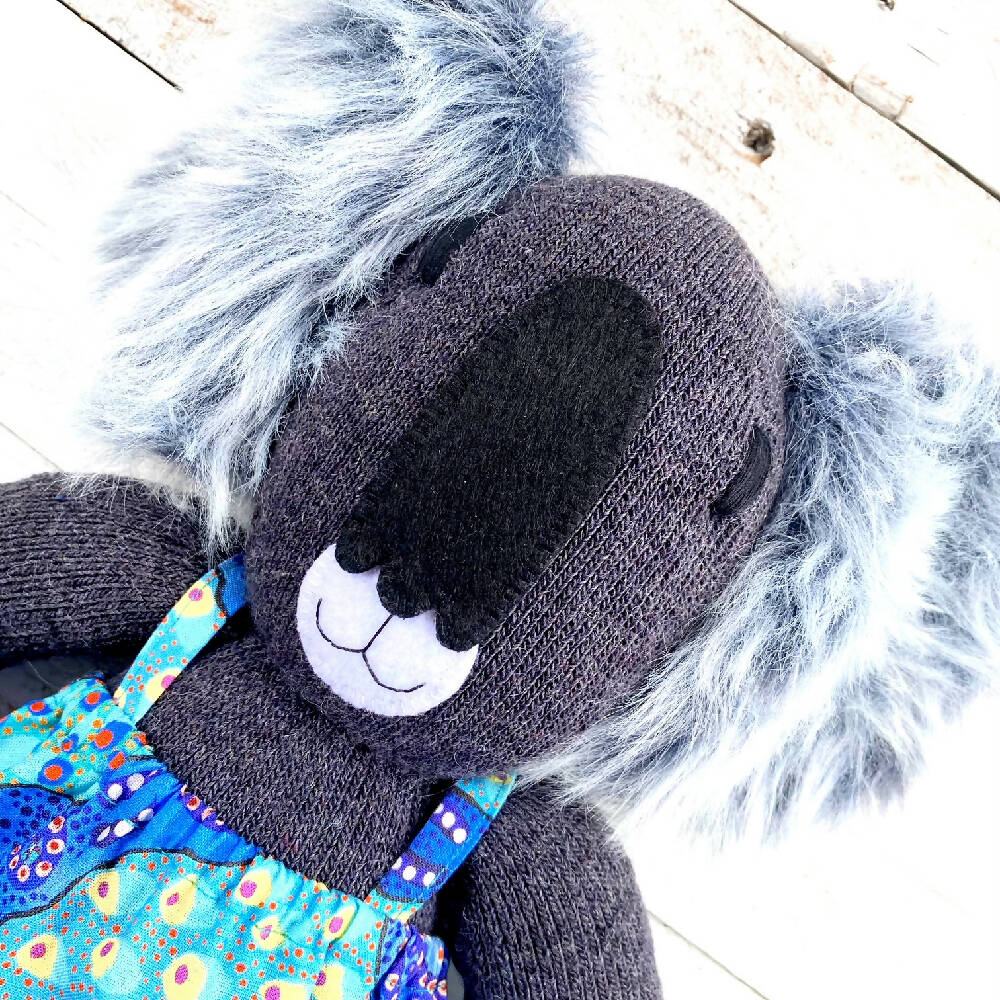 Kenzie Sock Koala-Sock Monkey-Soft Toy-Australian animal_3