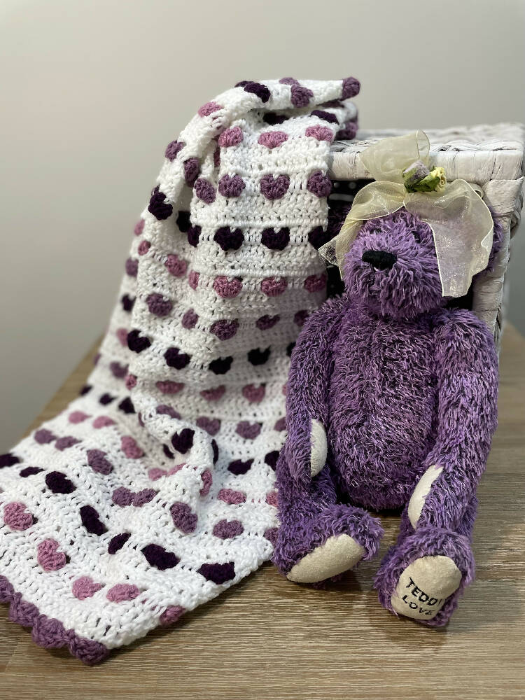 Love You More Baby Girl Blanket