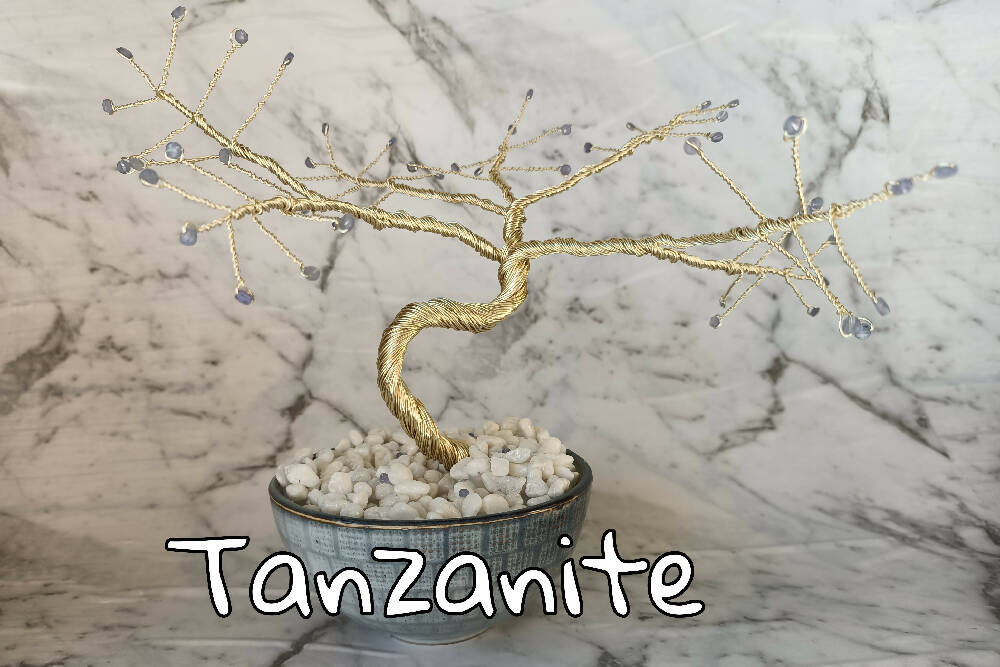 Tanzanite Precious Specialty Gem Tree - 49 gems per tree