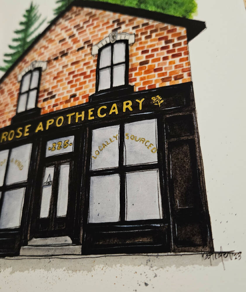 art print - the screen series - rose apothecary_