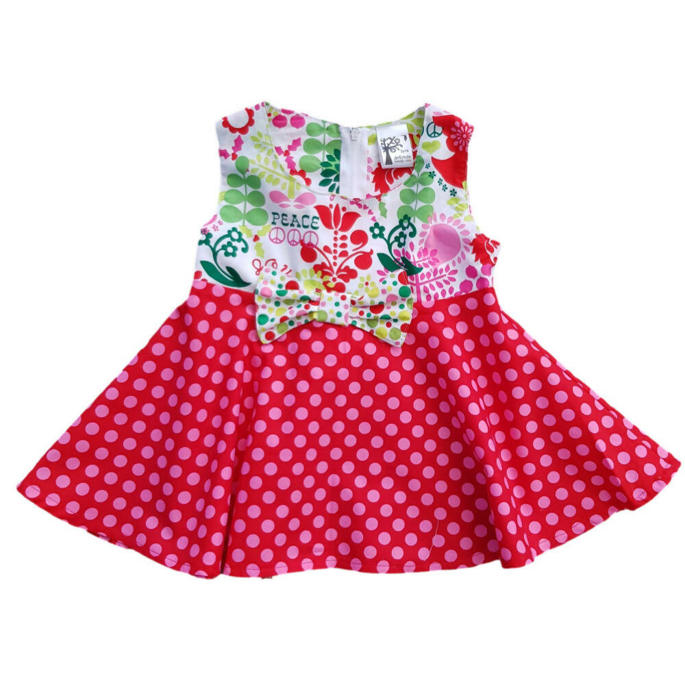 Girls Christmas Peplum Style top | size 3