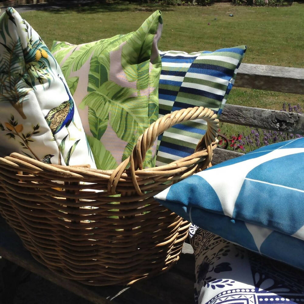 Floral outdoor cushion cover- Coastal living