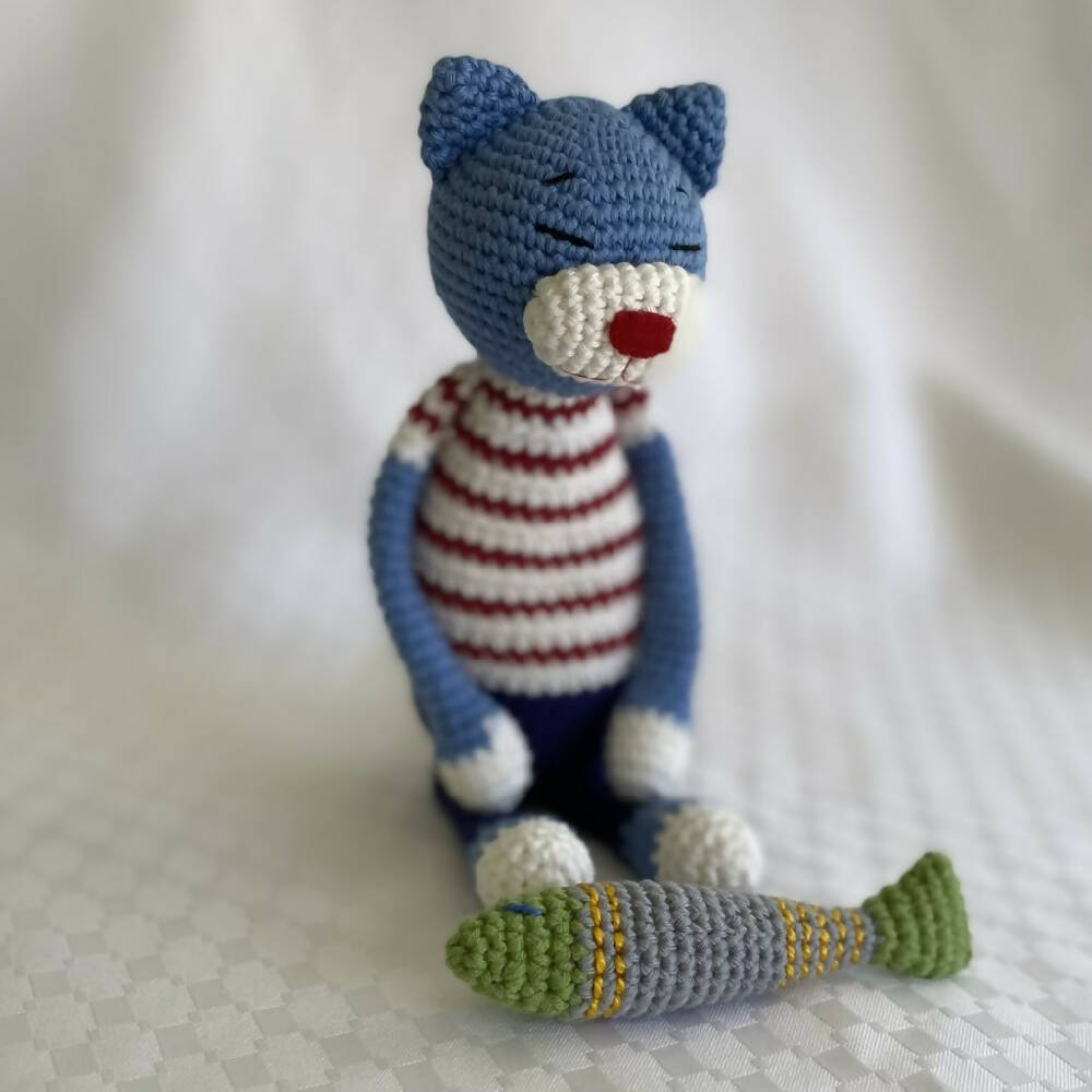 Cat Amineko Soft Toy Crochet