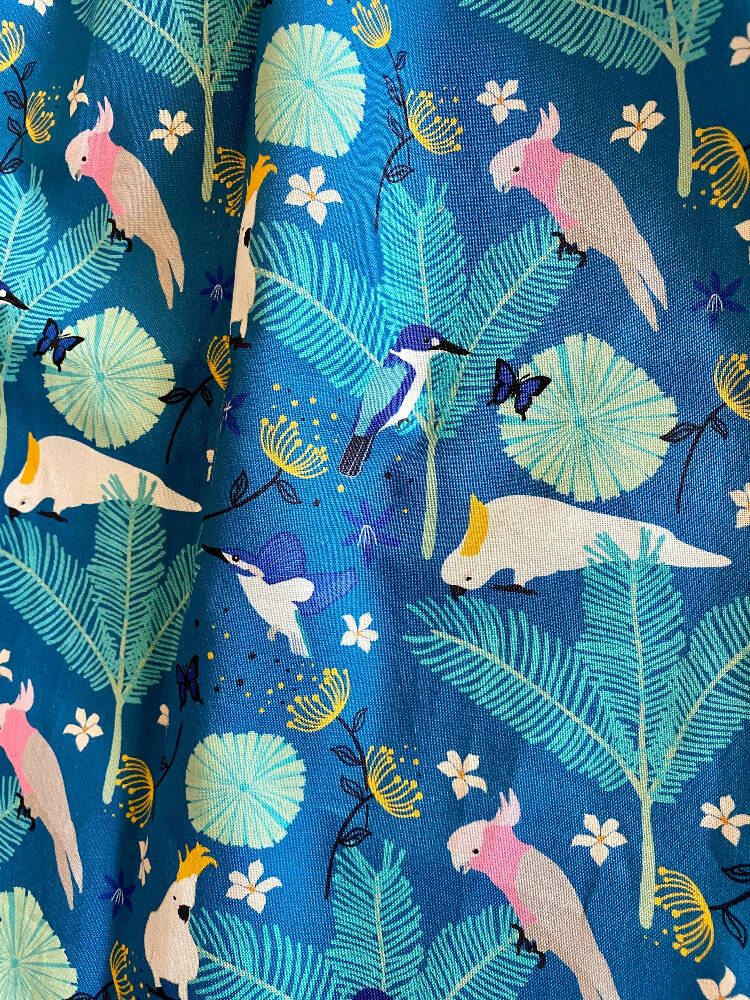 teal cockatoos galahs dress 7