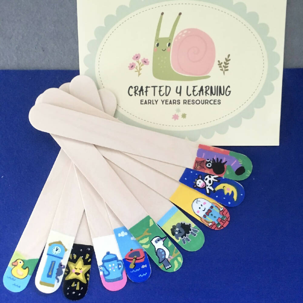 Nursery Rhyme Lucky Dip - Hand painted