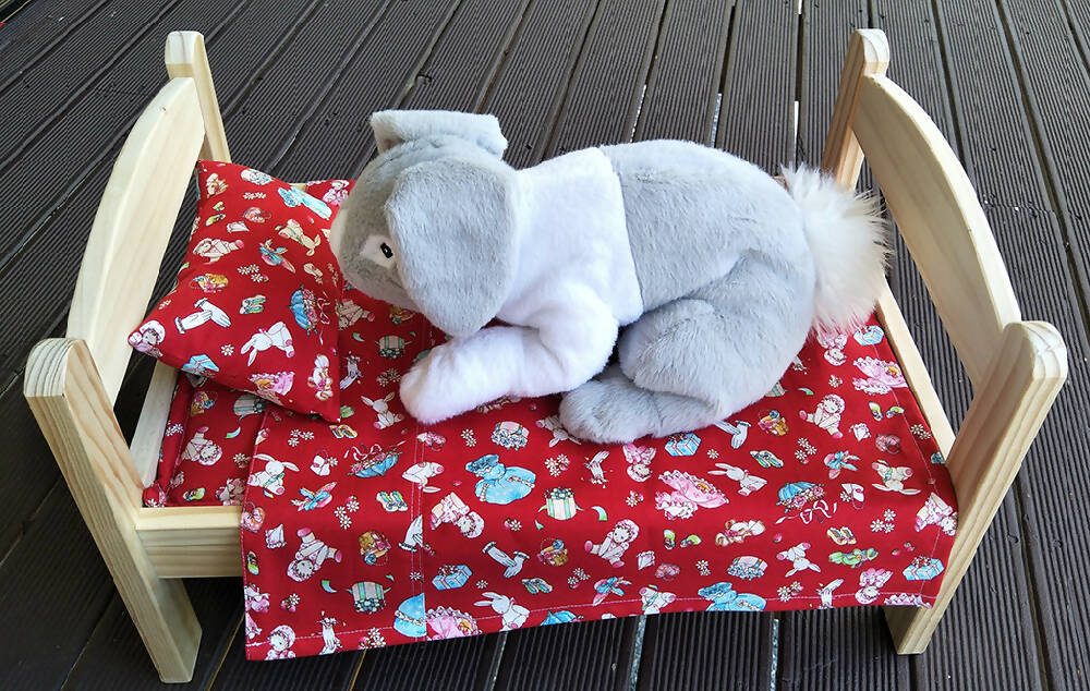 Pet bedding suitable for IKEA Dolls Bed. rabbit bedding