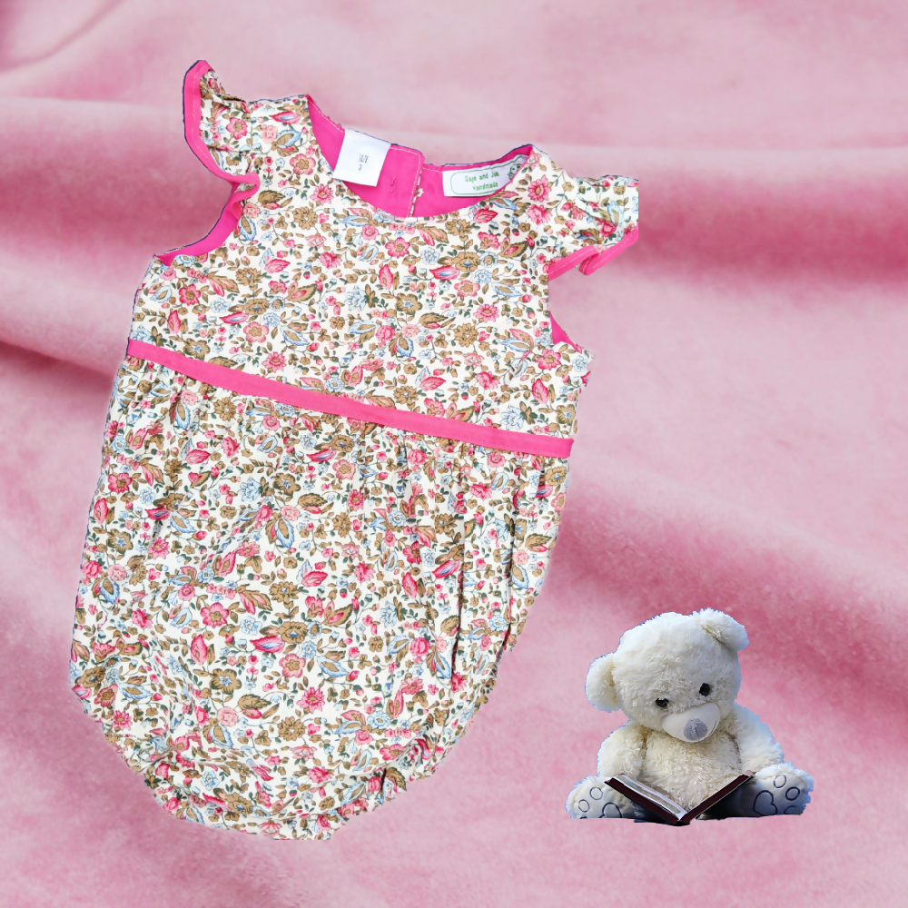 Baby Girls Summer Romper, Floral