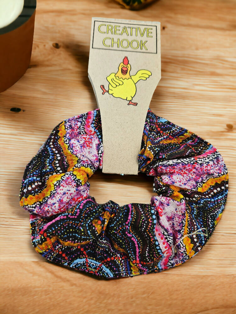 Handmade Australian Indigenous Hair Scrunchie/Tie