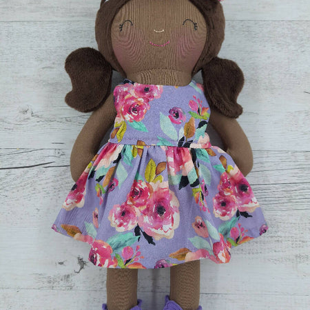 Handmade rag doll, 40cm (16”), dress up doll, cloth doll.