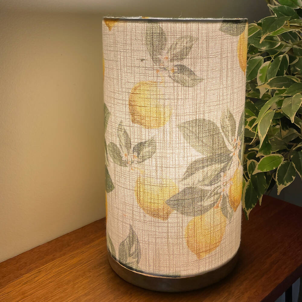 Australian_Handmade_Table_Lamp_Lemons_Linen_Lit