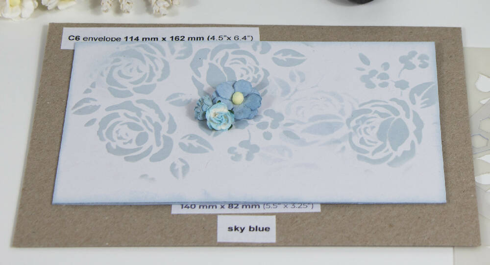 Gift card (blank) with envelope