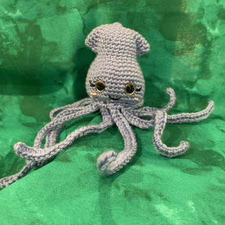 Crochet Squid Toy