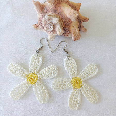 Daisy Flower Earrings