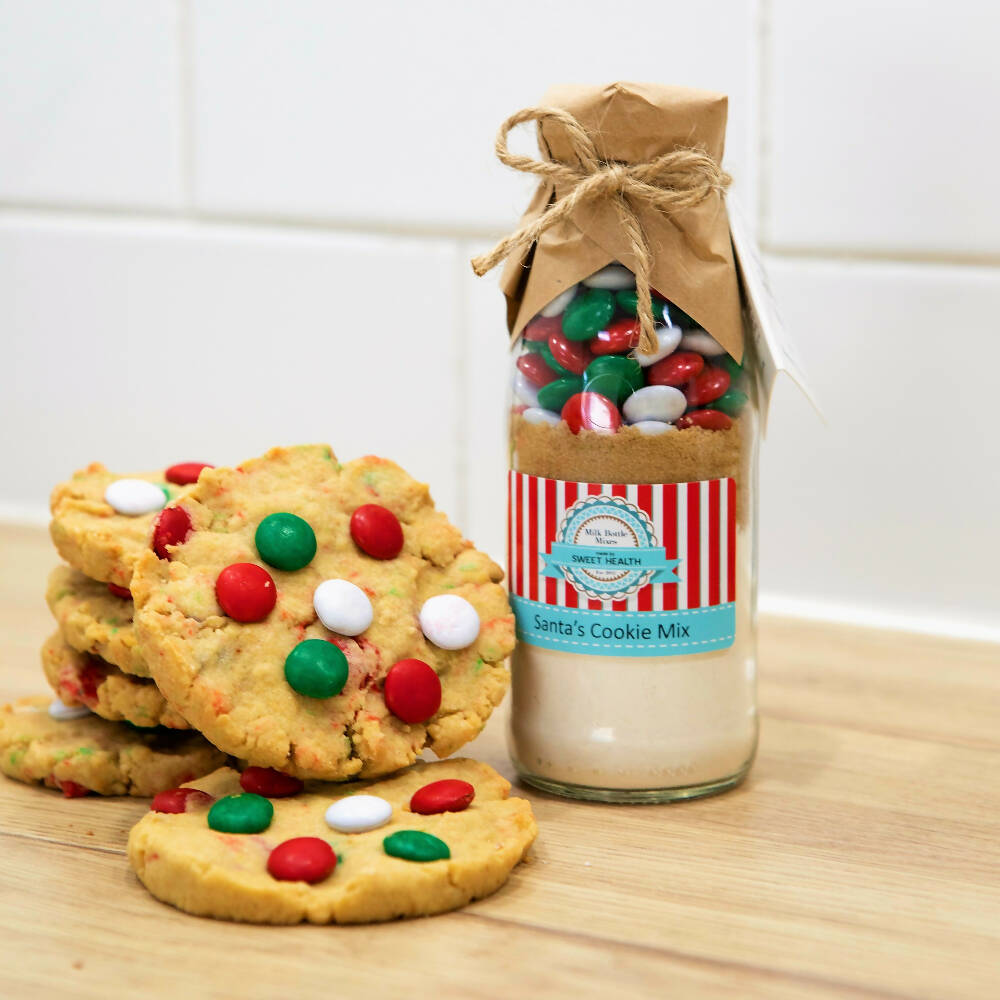 Christmas - S/H Branded SANTA'S Cookie Mix. An adorable Christmas gift | treat | activity.