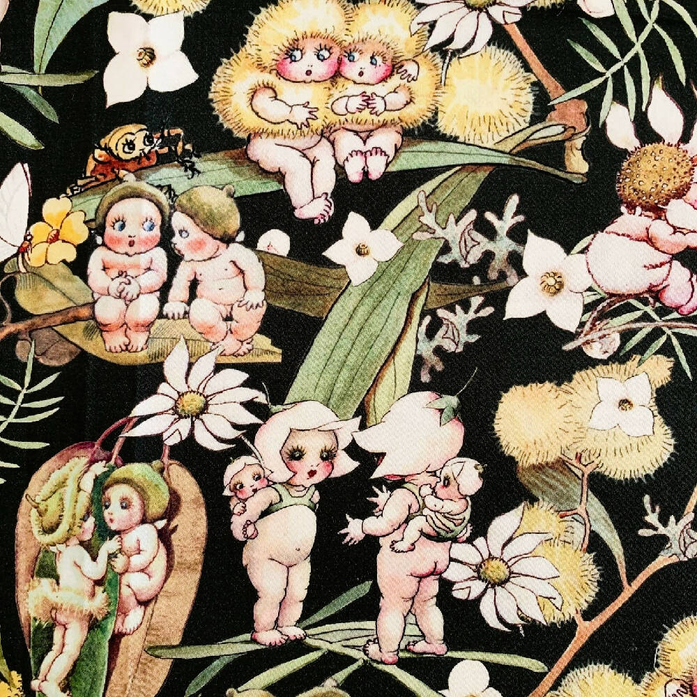 Gumnut Baby Scrunchies Fabric detail view