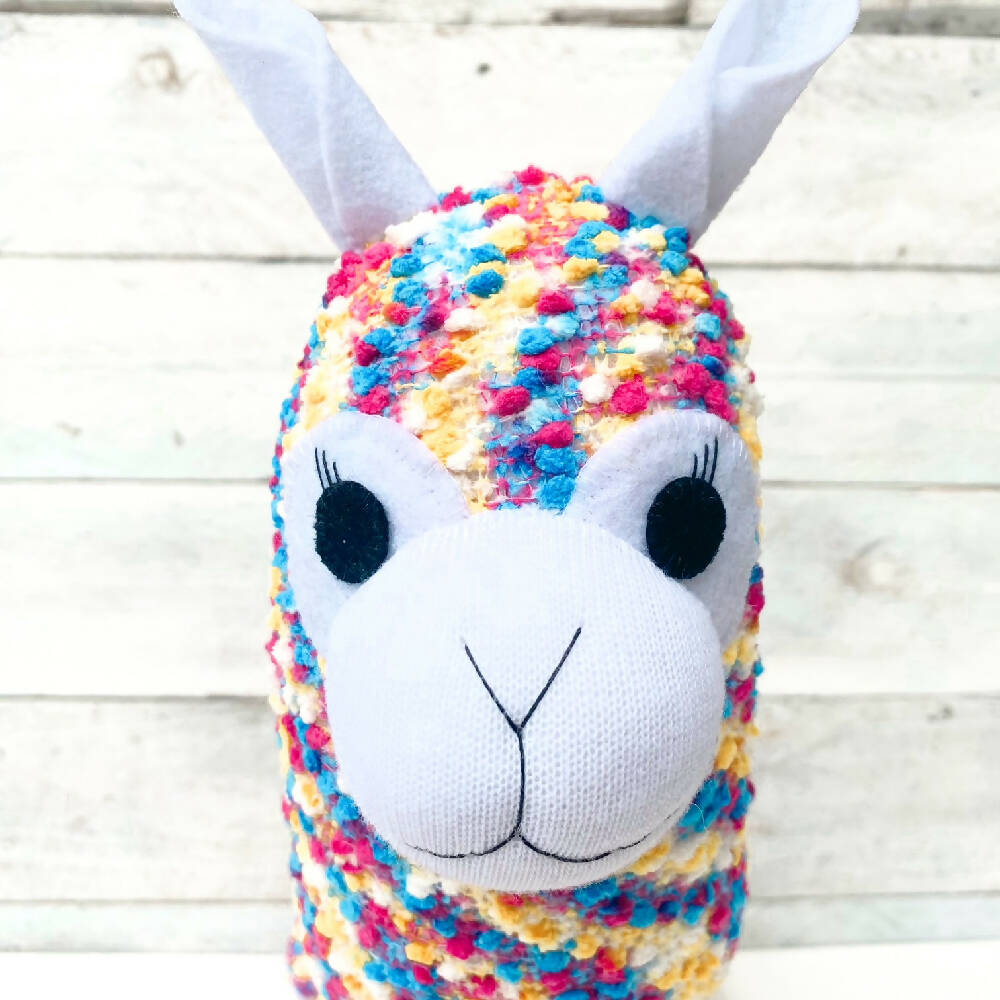 Alice the Sock Alpaca soft toy - READY TO SHIP llama
