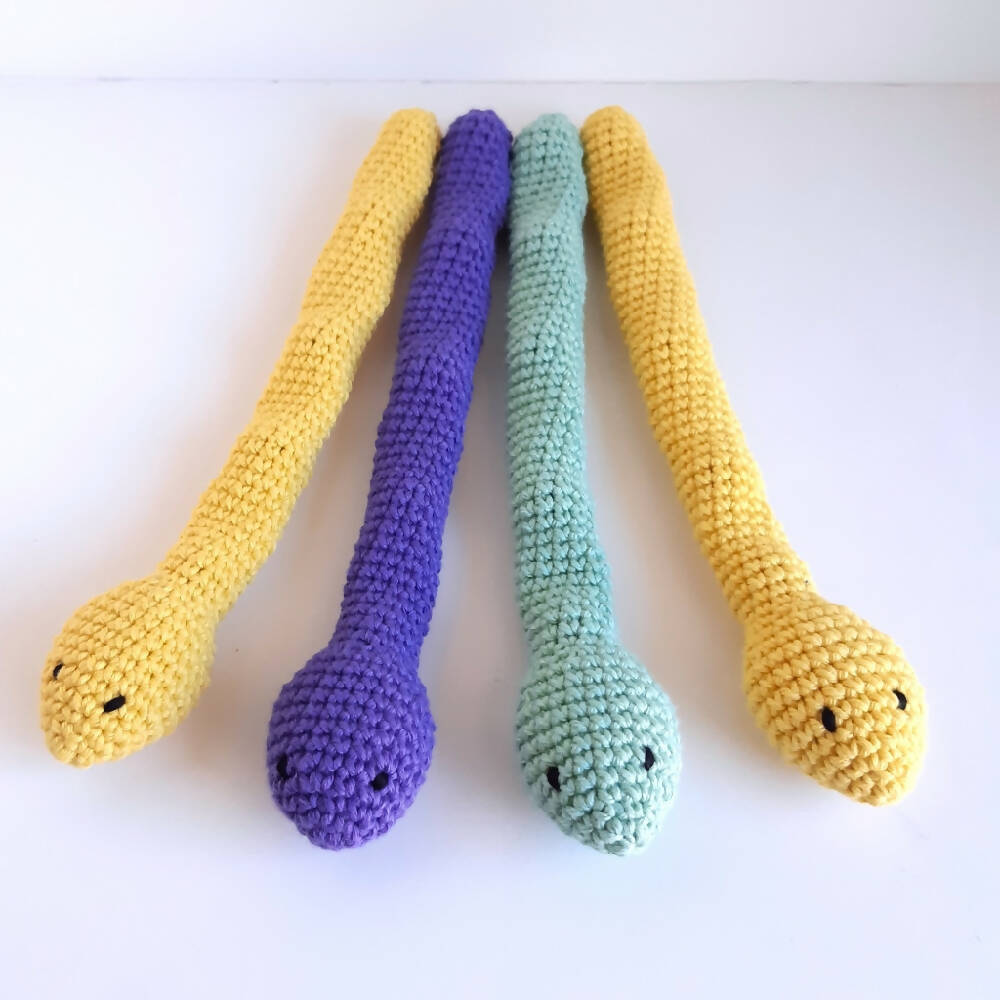 Fidget snake PDF crochet pattern