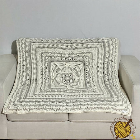 Heirloom quality Handmade Baby Blanket 100% Cotton