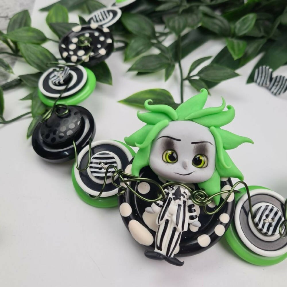 Halloween Character Button Necklace - Movie - Jewellery & Earrings