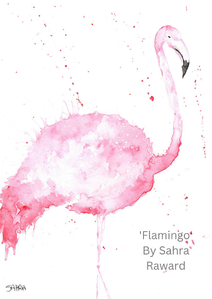 Flamingo watermark