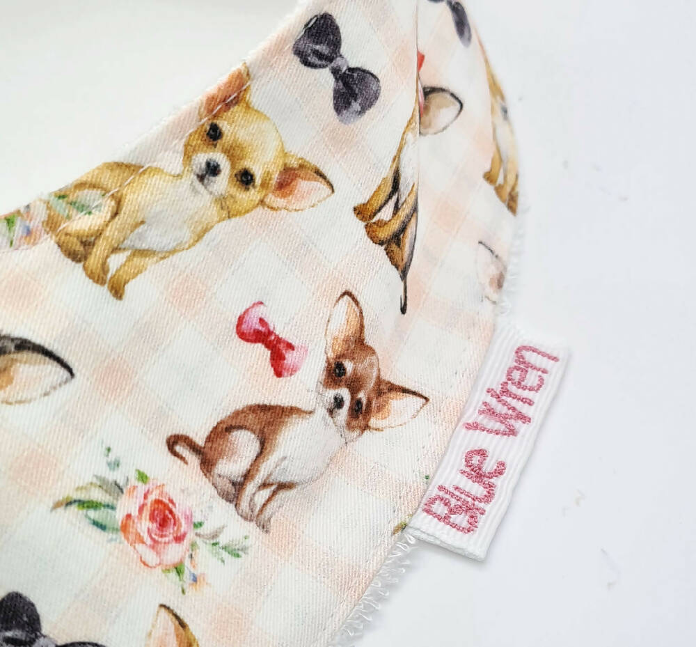 Baby Bib Chihuahua Fabric