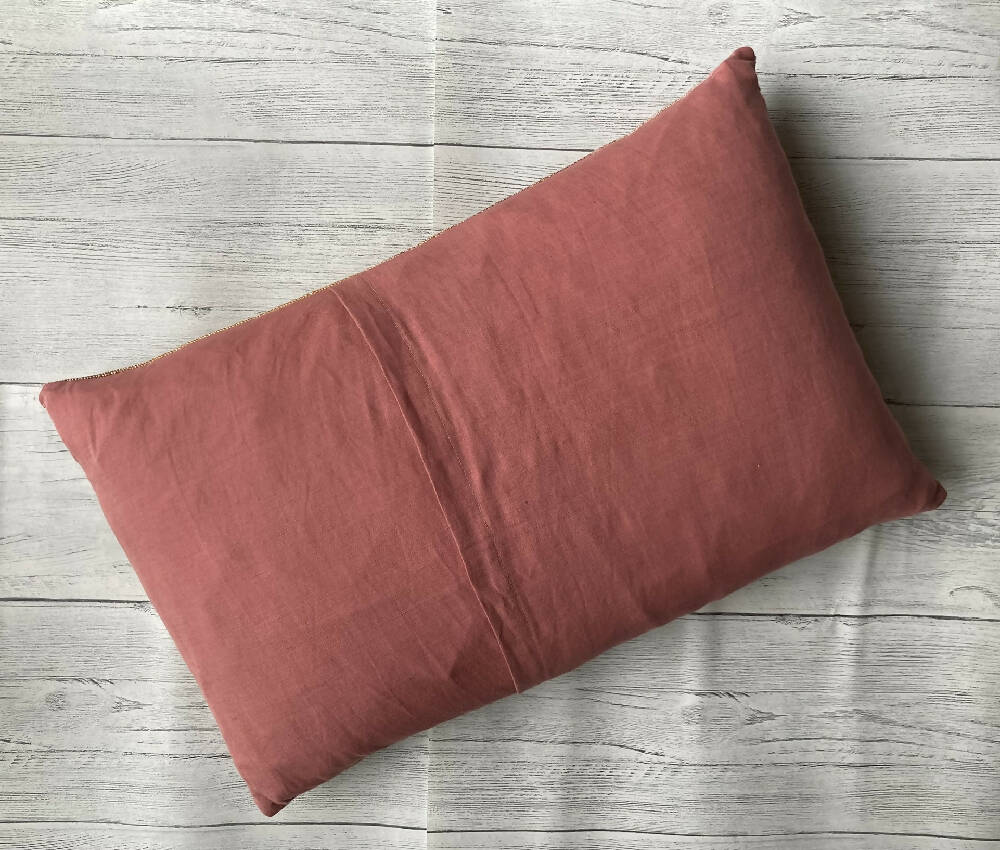 Cushion cover - handwoven and hand dyed decorative cover
