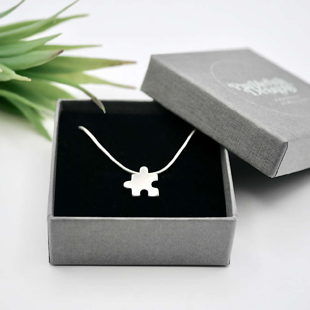 jigsaw sterling silver pendant gift box sml