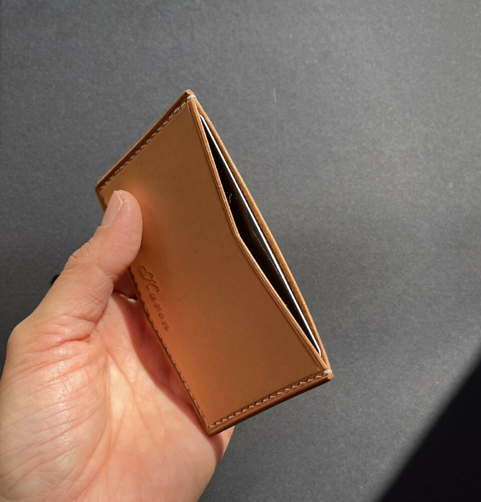 Italian Leather Card Holder| Card Wallet| Card Purse| Card Case| Minimalism Card