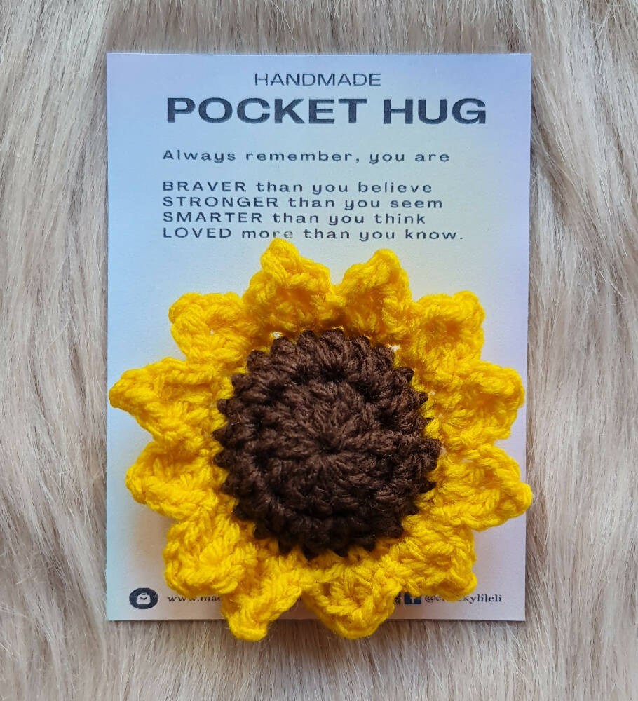 Pocket Hug- Sunflower